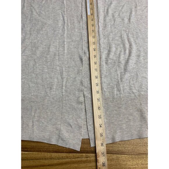 Ava & Viv Womens Neutral Beige Oatmeal Color Open-Front Cardigan Plus Size 3X - Picture 10 of 14